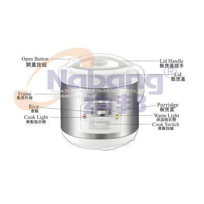 0.8 LITRE AUTOMATIC RICE COOKER WITH PORRIDGE CONGEE COOKING – TASTY RICE AT A TOUCH OF A BUTTON photo-2