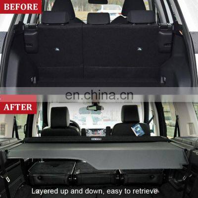 Retractable Trunk Security Shade Trunk Cargo Cover For LAND ROVER DISCOVERY 3/4 2008 2009 2010 2011 2012 2013 2014 2015 2016