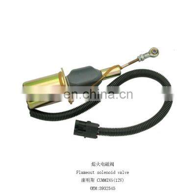 3939018 3939019  Electric parts Flameout Solenoid Valve 6CT8.3 Shut Off /stop Solenoid valve 12V 24V