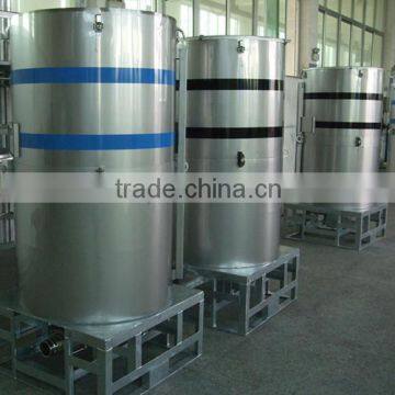 Cylindrical stainless steel painting ink storage IBC tank container