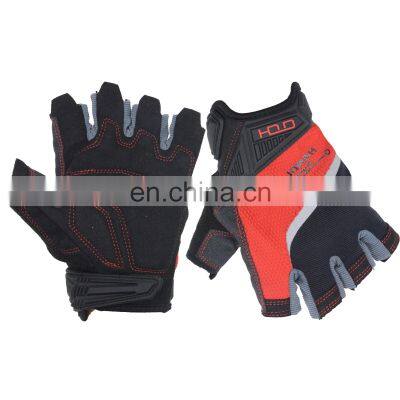 HANDLANDY Outdoor Fingerless Motorcycle Sports Utility Half Fingers Work Gloves Cycling