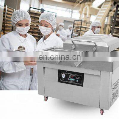 Factory Price Supply Commercial DZ-600 Double Chamber Vacuum Packing Machine / Continuous Vacuum Packer photo-3