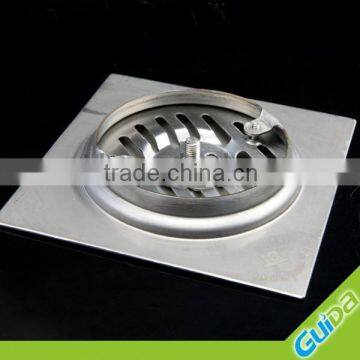 tile insert side leak polished stainless steel floor drain