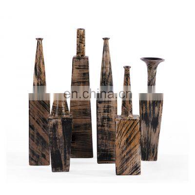 China Hand Made Modern Matt Minimalist Style Decorative Ceramic Vase Set for Home Decor