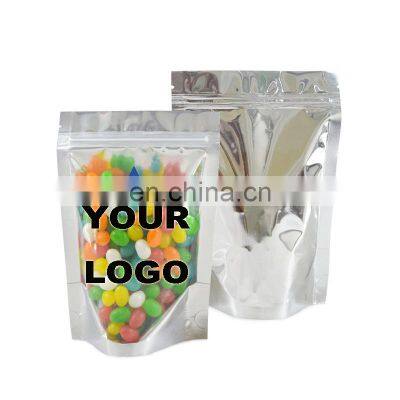 Customized digital print pouch plastic snack bags stand up packaging bag frozen food pouch for food