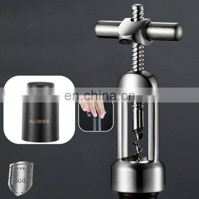 Trendy Latest Model Wedding Gift Logo Custom Beer Corkscrew Set Wine Opener Bottle photo-2