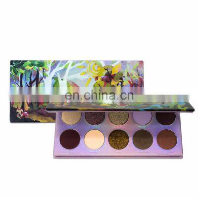 Wholesale empty eyeshadow makeup compact palette packaging box