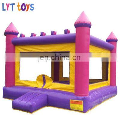 For home and mall bouncy castle inflatable with water slide