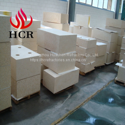 Zhengzhou HCR Brand tin bath bottom brick/fire caly block/ casting kaolin block for float glass furnace