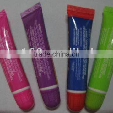 22mm cartoon design soft tube suitable for lip gloss Plastic soft cosmetic tube