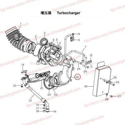 MAN D0836 Exhaust elbow 15201-0111