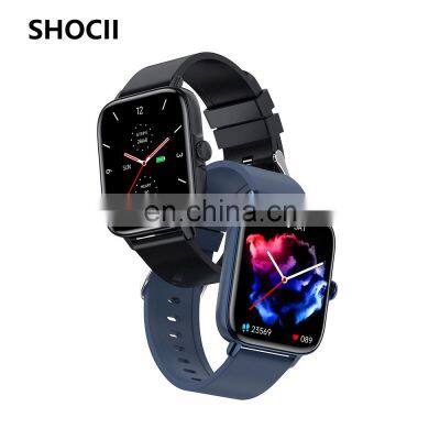 2022 1.7inch Full Touch Body Temperature T46S Call Phone Functional Ai Voice Body Temperature Smartwatch With Box