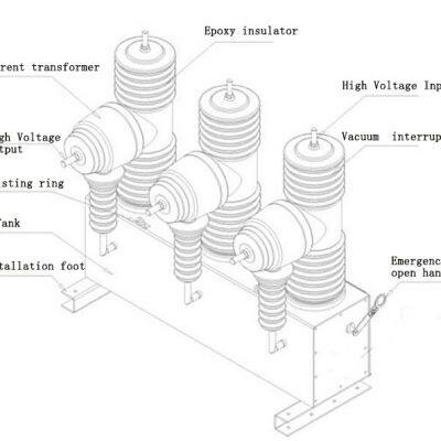 NKZW32-/35kv/38kV/40.5KV Intelligent Permanent Magnet Split Circuit Breaker OEM/ODM (three-phase One Permanent Magnet Operating Mechanism) photo-3
