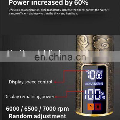 T9 USB Rechargeable Trimmers Man Hair Clippers Hairdressing Shaving Electric Shaver Barber Hair Cutting Machine Trimmer photo-3