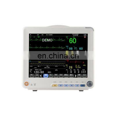 Portable 12.1 Inch Multiparameter Portable Vet Animal Vital Sign Clinic Monitors for Veterinary photo-3