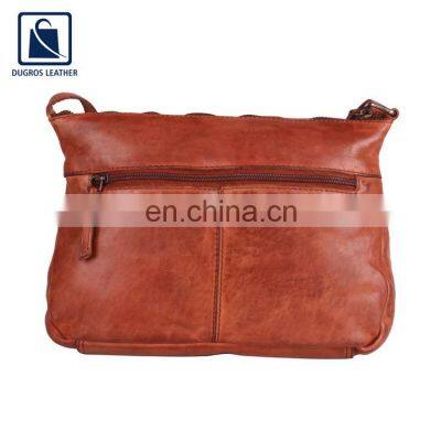 Hot Selling Good Quality Luxury Zipper Closure Type Genuine Leather Side Bag at Competitive Price photo-4