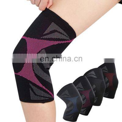 Knee Sleeve Black Gym Over Accessories Nylon Military Fitness Cross Training Custom Striped Cold Pack KneE photo-4