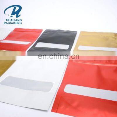 Ziplock Custom Mylar Bags Zipper Hemp Beautiful Design Printing Customized Logo Industrial PET Pcs Package Seal Handle Gua