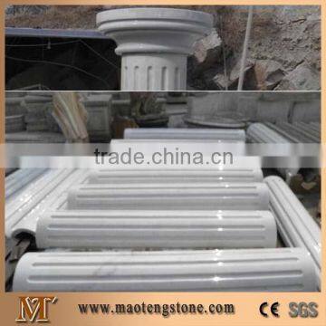 Beige Marble Building Stones, Column Tops, Sculptured Columns photo-5