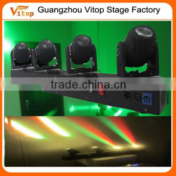 Hot sale high quality led beam moving head light 4x10watt rgbw mini beam light                        
                                                                                Supplier's Choice