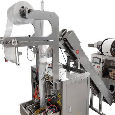 Chinese Medicine Teapackaging Linkage Line Healthy Teatriangle Package Packaging Machine