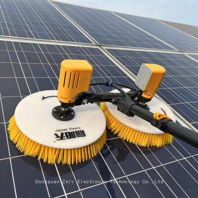 Efficient and Easy Operating Solar Cleaner Rotating Solar Panel Cleaning Brush Supplier PV Cleaning Robot Sunnysmiler photo-2