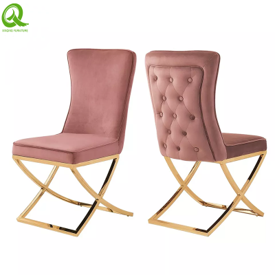 Modern metal stainless steel leisure chair single sofa chair hotel living room light luxury leisure chair