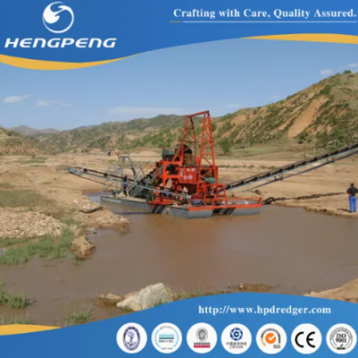 Optimized Performance China Chain Bucket Gold Mining Dredger for Gold Mining Efficiency