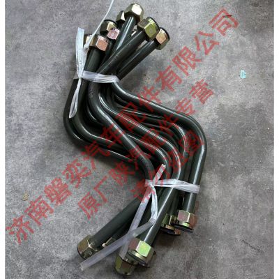 SHACMAN Shaanxi Automobile Delong Truck accessories Original steel pipe assembly/(20 air compressor hose)/X3000/WP12 air assisted DZ97259361091 authentic Shaanxi Automobile original manufacturer