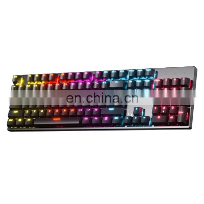 104 key gaming office keyboard pudding  mechanical keyboard computer accessoriesgaming cheap comput