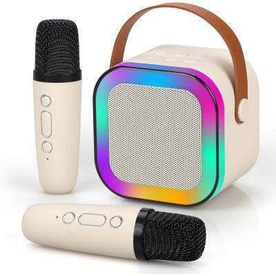 Portable Bluetooth Speaker Home Wireless Karaoke Sound System with Microphone Outdoor Singing Mini Family KTVSet