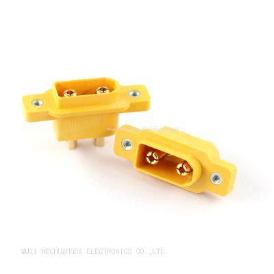 XT90NE-M connector 45A 50A high current panel mount connector XT90NE-M RC connector