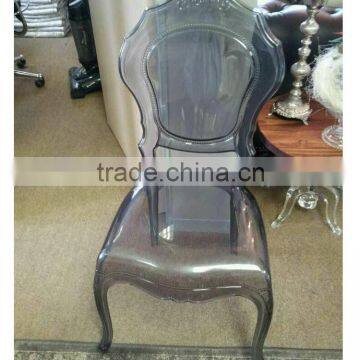 High Quality PC Wedding Clear Glass Chair photo-6