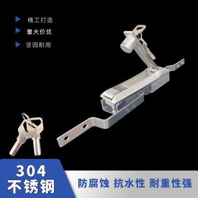 Weak Road Lock Stainless Steel MS82 Heaven and Earth Connecting Rod Lock Weitu Cabinet Door Lock Electric Box Door Lock photo-5