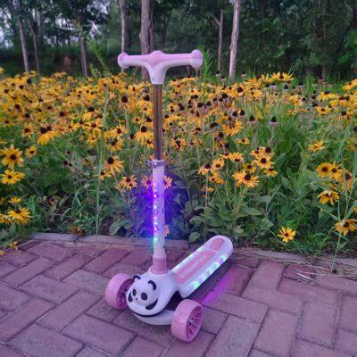 kids scooter kick scooter toys Glowing 3-wheel scooter with music and lights