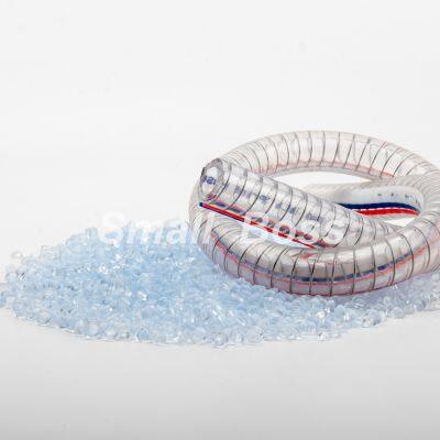 Transparent Flexible Soft PVC Water Garden Suction Hose Pipe PVC Hose PVC Compound Granules