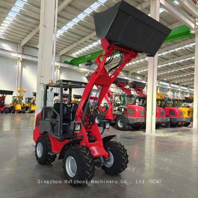 HZM Brand Multifunctional Mini Wheel Loader HZM810 Front End Loader for Sale