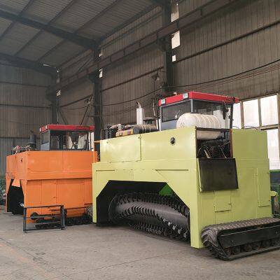 Máquina de fabricación de compost de fertilizante orgánico PanQi con motor y alta productividad, 380V, con garantía de 1 año photo-6