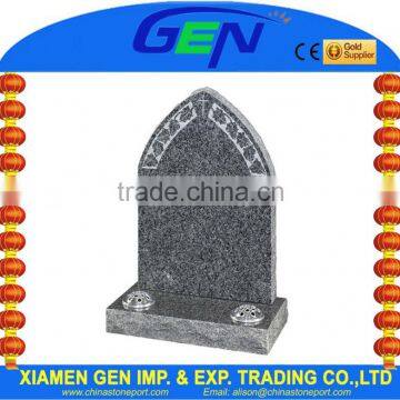 Popular Crossed Deep Grey Granite Monuments