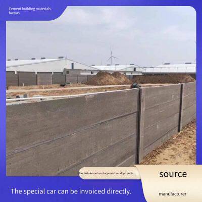 Prefabricated Precast Concrete Fence Panels, Customized Cement, Suitable for Farm Fences, Construction Site Enclosures, and Isolation Protective Walls photo-5