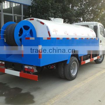 Dongfeng 3000L high pressure cleaning truck, 4x2 small new sewer cleaning truck