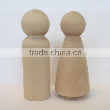 Handmade Wooden Toy People Couple