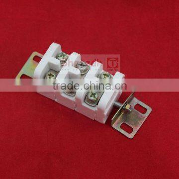 Electrical alumina ceramic terminal connector block