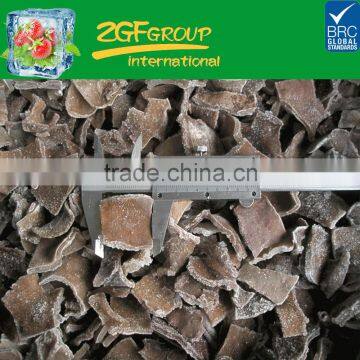 High Quality Frozen Diced Black Fungus, Black Fungus Chunks