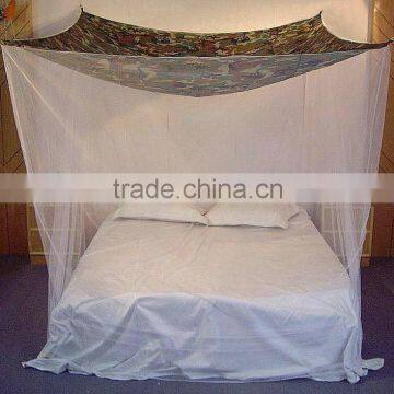 Mosquito net with camouflage waterproof top