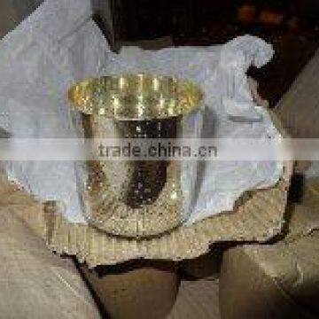 Silver Murcury Glass Candle Holder