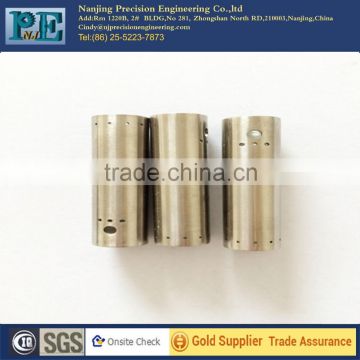 Custom metal machining sus304 pipe,cnc turning stainless steel auto parts