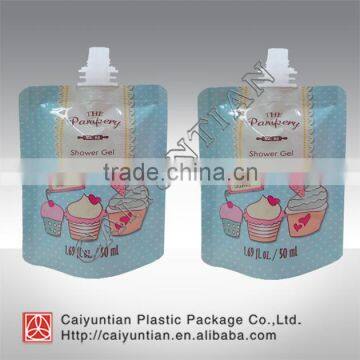 High Qualit Stand up Pouch With Spout,custom Printing Stand up Pouch With Corner Spout,reusable Spout Pouch photo-3