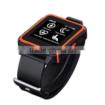 The IP68 waterproof swimming smart watch connect with Android and IOS go swimming smart watch