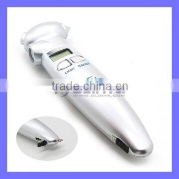 Factory 4 IN 1 LED Torch Emergency Hammer Digital Tyre Gauge Pressure Meter Tester